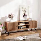 COMHOMA TV Stand for Living Room, Mid Century Modern Entertainment Center for - Image 2