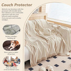 DREAMINGO Armchair Cover Washable Chenille Sofa Protector - Image 5