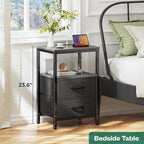 Huuger Nightstands Set of 2, End Tables - Image 2