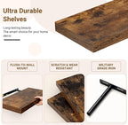 24 Inch Floating Shelves, 12 Inch Deep Floating Shelves - Image 4