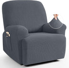 TAOCOCO Oversized Recliner Chair Covers, 1 Seater Streach Recliner Covers Soft by TAOCOCO
