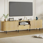 86.6" Mid-Century TV Stand by ComfyCorner