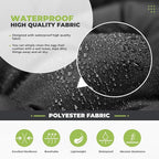 DANGHOOGY Wicker Chair Cushions, Waterproof Outdoor Loveseat Cushions - Image 4