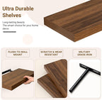 55 Inch Floating Shelves, 12 Inch Deep Floating Shelves - Image 5