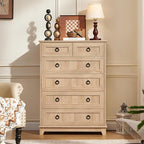 Joaxswe Farmhouse 6 Drawer Dresser - Image 7
