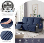 TAOCOCO 100% Waterproof Recliner Sofa Covers 3 Seater, Split Couch Covers - Image 2