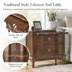 HULALA HOME Solid Wood Storage End Tables - Image 3