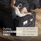 Marsail 84.6" Sectional Sleeper Sofa - Image 6
