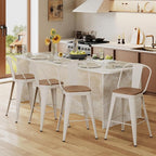 Andeworld Metal Bar Stools Set of 2, 26 inch Counter Height Barstools - Image 6