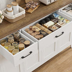 HORSTORS 55" Buffet Cabinet, Modern Farmhouse Sideboard Buffet - Image 6