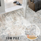 10x12 Area Rug Living Room Rug: Washable Modern Abstract Soft Thin Rug Indoor - Image 8