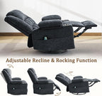 Korser 360° Swivel Rocker Recliner - Image 5