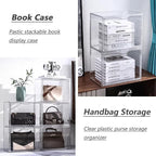 Clear Stackable Plastic Storage Bins - Image 3