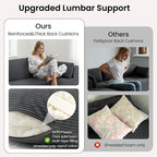 106" Cloud Sectional Boneless Couches - Image 6