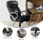 Flash Furniture HERCULES Series Big & Tall 500 lb. Rated Black LeatherSoft - Image 5