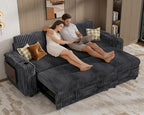 Vipbear 86" Modular Sectional Sleeper Sofa - Image 2