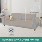 Foxdecor Couch Arm Covers Sofa Arm Cover, Arm Chair Covers Set of 2, Non-Slip - Image 4