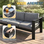 Solaste Aluminum Patio Furniture Set - Image 6