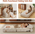 Folding Sofa Bed, Convertible Chair Bed - Image 3