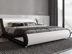 Allewie Full Size LED Platform Bed Frame by Allewie
