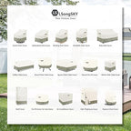 Patio Rocking Chair Cover 2-Pack, Rocking Chair Covers - Image 9