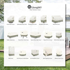 Patio Adirondack Chair Cover 2 Pack, Waterproof Heavy Duty Outdoor Chair Covers - Image 2