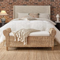 HULALA HOME Rattan Storage Bench by HULALAHOME