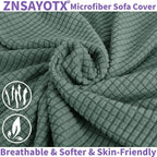ZNSAYOTX Super Stretch Couch Cover Universal Sofa Covers - Image 8