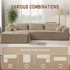 Korser 110" L-Shaped Modular Sectional Sofa - Image 3