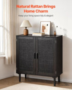 VEVOR Buffet Cabinet, Rattan Sideboard Cabinet - Image 4