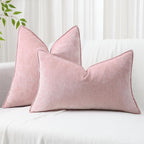 decorUhome Summer Couch Euro Sham Throw Pillow Covers 24x24 Set of 2, - Image 7