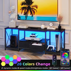 GYIIYUO TV Stand with Fabric Drawer - Image 4