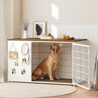 YATINEY Foldable Dog Crate Furniture, 47.2" Dog Crate - Image 5