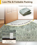 RELEANY Area Rugs 3'x7' Runner Rug Non Slip Washable - Image 6