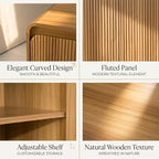 FURSUN 61" Modern Fluted Sideboard - Image 6