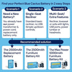 Blue Cactus 2500mAh Rechargeable Battery Pack - Image 3