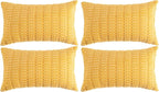 Fancy Homi 4 Packs Decorative Throw Pillow Covers by Fancy+Homi