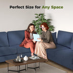 Kidirect 70in L Shaped Couch, Modular Sofa No Tool Assembly, Comfy Sectional - Image 9
