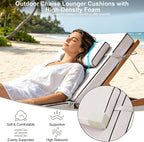 Chaise Lounge Cushions Outdoor 72x21x6 Inch, Fade Resistant 6'' Thicken Outdoor - Image 4
