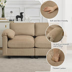 114'' U-Shaped Sectional Couch - Image 3