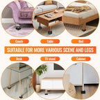 Furniture Risers, 6 Pack Bed Risers - Image 6