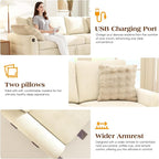 Ihanherry Modular Convertible Sectional Sofa Bed, Reversible Chaise & Storage - Image 6