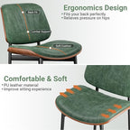 YaFiti Dining Chairs Set of 4, Dining Room and Kitchen Chairs, Mid Century - Image 4