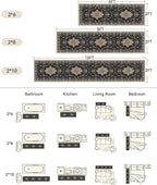 RELEANY Area Rugs 2'x10' Runner Rug Non Slip Washable - Image 2