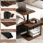 Faesun Swivel Side Table for Couch Arm, Adjustable C End Table for Recliner or - Image 5