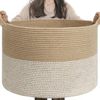 INDRESSME Extra Large Woven Baskets by INDRESSME