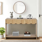 ORRD Console Table with Drawers, Mid-Century 43 Inches Narrow Entryway Table - Image 5