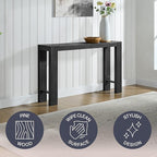 Alaterre Furniture Classic Solid Wood Console Table - Image 3