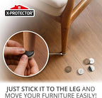 X-Protector Felt Furniture Sliders - Image 6