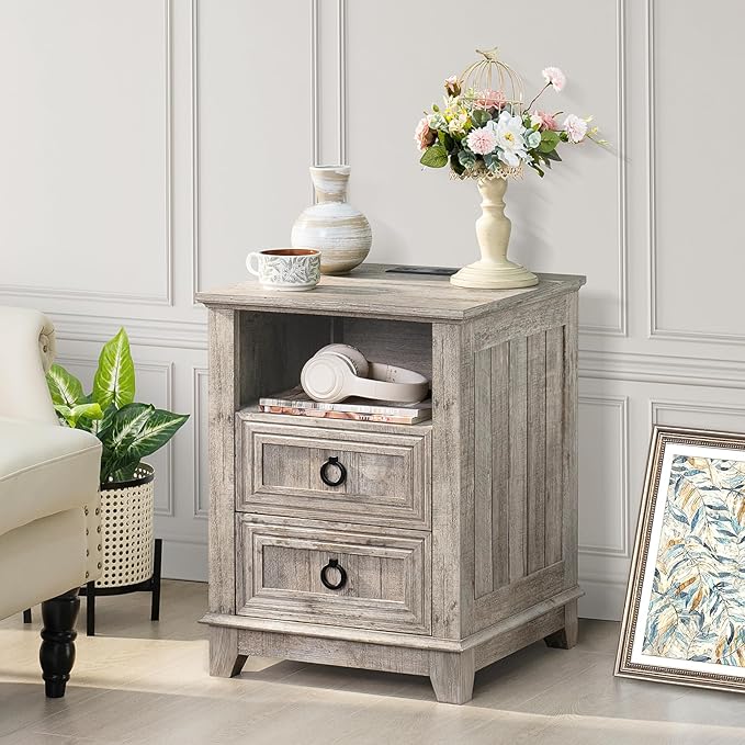 Joaxswe 18" Farmhouse Night Stand - Image 4